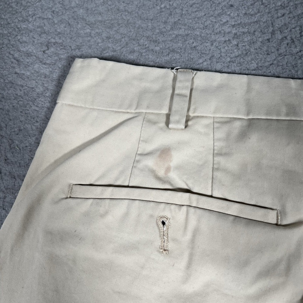 Suitsupply Pants Mens 36x28 Beige 100% Cotton‎ Slim Casual Preppy Pockets - Picture 12 of 13